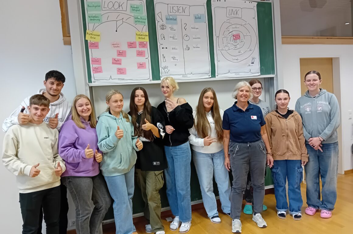 1FSB mit Ruth Steindl_psych_EH Workshop „Psychische Erste Hilfe“ in der HLW Spittal
